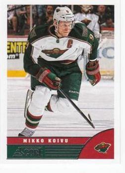 2013-14 Score - Red Back #237 Mikko Koivu Front