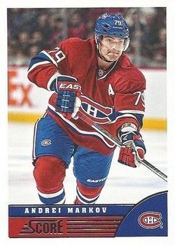 2013-14 Score - Red Back #256 Andrei Markov Front