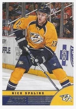 2013-14 Score - Red Back #282 Nick Spaling Front