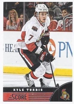 2013-14 Score - Red Back #350 Kyle Turris Front