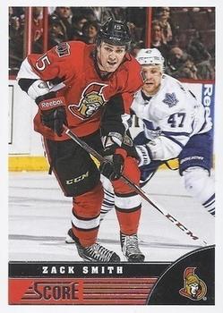 2013-14 Score - Red Back #356 Zack Smith Front
