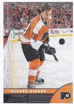 2013-14 Score - Red Back #363 Claude Giroux Front