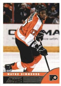 2013-14 Score - Red Back #371 Wayne Simmonds Front