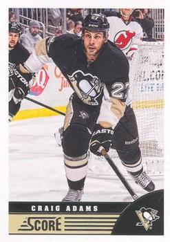 2013-14 Score - Red Back #412 Craig Adams Front
