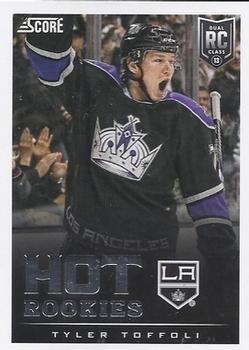 2013-14 Score - Red Back #598 Tyler Toffoli Front