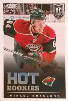 2013-14 Score - Red Back #649 Mikael Granlund Front