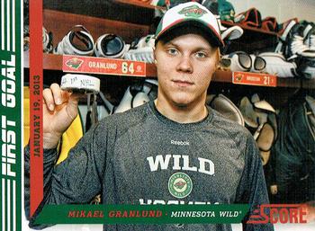 2013-14 Score - First Goal #FG-2 Mikael Granlund Front