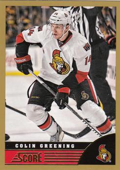 2013-14 Score - Gold #352 Colin Greening Front