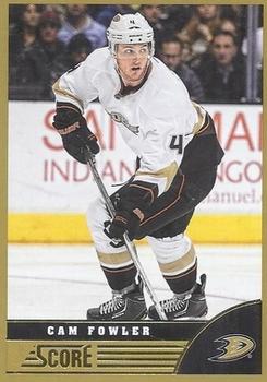 2013-14 Score - Gold #6 Cam Fowler Front
