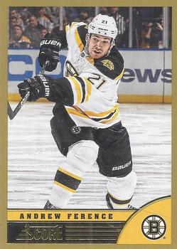 2013-14 Score - Gold #37 Andrew Ference Front