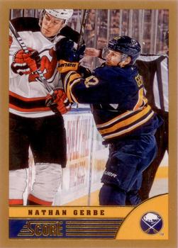 2013-14 Score - Gold #44 Nathan Gerbe Front