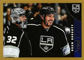 2013-14 Score - Gold #220 Drew Doughty Front