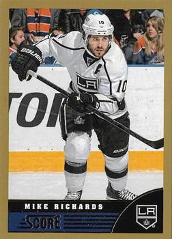 2013-14 Score - Gold #221 Mike Richards Front