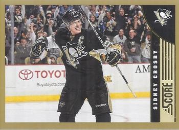 2013-14 Score - Gold #399 Sidney Crosby Front
