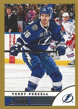 2013-14 Score - Gold #464 Teddy Purcell Front