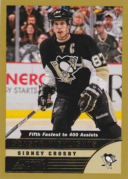 2013-14 Score - Gold #589 Sidney Crosby Front