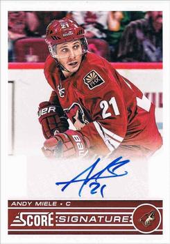 2013-14 Score - Score Signatures #SS-AM Andy Miele Front
