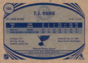2013-14 O-Pee-Chee - Retro #100 T.J. Oshie Back