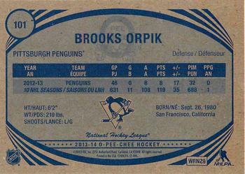 2013-14 O-Pee-Chee - Retro #101 Brooks Orpik Back