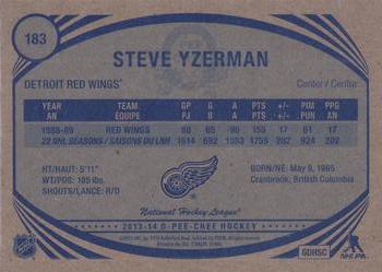 2013-14 O-Pee-Chee - Retro #183 Steve Yzerman Back