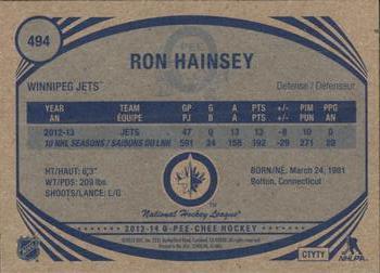 2013-14 O-Pee-Chee - Retro #494 Ron Hainsey Back