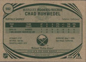 2013-14 O-Pee-Chee - Retro #592 Chad Ruhwedel Back