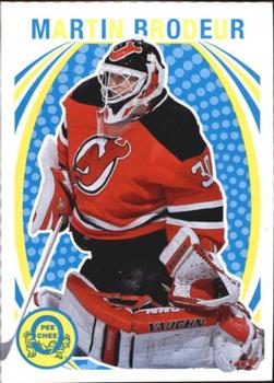 2013-14 O-Pee-Chee - Retro Box Bottoms #NNO Martin Brodeur Front