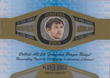 2013-14 O-Pee-Chee - Rings #R-50 Jonathan Quick Front