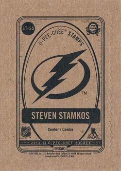 2013-14 O-Pee-Chee - Stamps #ST-SS Steven Stamkos Back