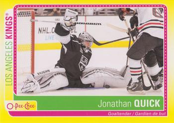 2013-14 O-Pee-Chee - Stickers #S-JQ Jonathan Quick Front