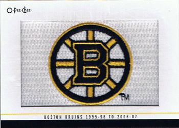 2013-14 O-Pee-Chee - Team Logo Patches #108 Boston Bruins 1995-96 to 2006-07 (Primary) Front