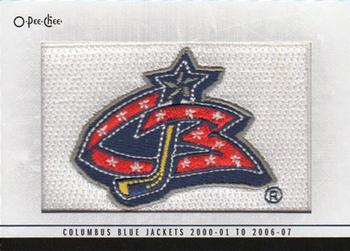 2013-14 O-Pee-Chee - Team Logo Patches #113 Columbus Blue Jackets 2000-01 to 2006-07 (Primary) Front