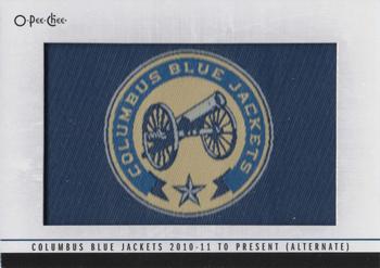 2013-14 O-Pee-Chee - Team Logo Patches #114 Columbus Blue Jackets 2010-11 to Present (Alternate) Front