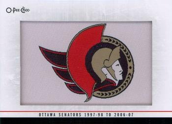 2013-14 O-Pee-Chee - Team Logo Patches #131 Ottawa Senators 1997-98 to 2006-07 (Primary) Front
