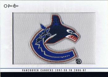 2013-14 O-Pee-Chee - Team Logo Patches #146 Vancouver Canucks 1997-98 to 2006-07 (Primary) Front