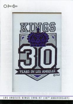 2013-14 O-Pee-Chee - Team Logo Patches #154 Los Angeles Kings 1996-97 (30th Anniversary) Front