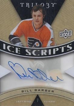 2013-14 Upper Deck Trilogy - Ice Scripts #IS-BB Bill Barber Front