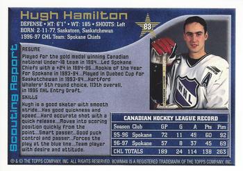 1997 Bowman CHL #83 Hugh Hamilton Back