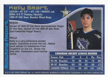 1997 Bowman CHL #106 Kelly Smart Back