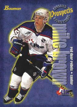 1997 Bowman CHL #126 Mike Brown Front