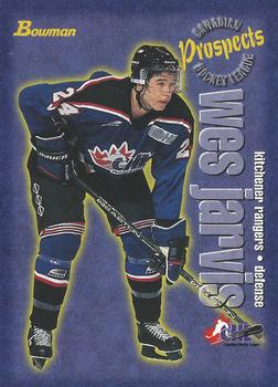 1997 Bowman CHL #158 Wes Jarvis Front