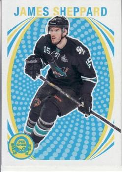 2013-14 O-Pee-Chee - Retro Blank Back #NNO James Sheppard Front