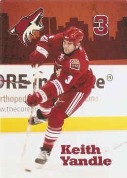 2007-08 Phoenix Coyotes Arena Giveaway #NNO Keith Yandle Front