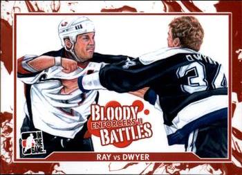 2013-14 In The Game Enforcers #171 Rob Ray/Gordie Dwyer Front