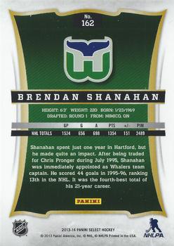 2013-14 Panini Select #162 Brendan Shanahan Back