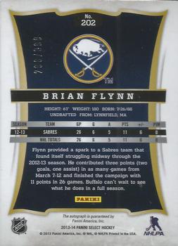 2013-14 Panini Select #202 Brian Flynn Back