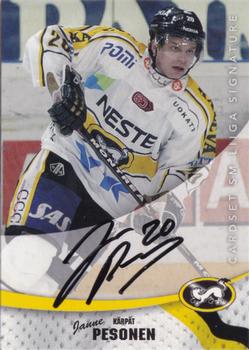 2004-05 Cardset Finland - Autographs #75 Janne Pesonen Front