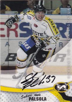 2004-05 Cardset Finland - Autographs #77 Sakari Palsola Front