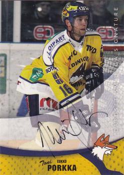 2004-05 Cardset Finland - Autographs #81 Toni Porkka Front