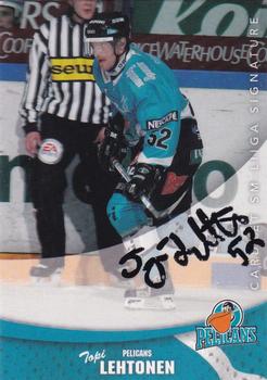 2004-05 Cardset Finland - Autographs #93 Topi Lehtonen Front